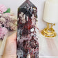 High Grade Druzy Mexican Lace Agate Chunky Tower 635g 16cm