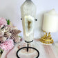Large Druzy Agate Double Terminated Point On Stand 21cm (inc stand)