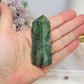Azurite with Malachite Rough Tower 7.5cm