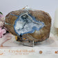 Large Dugway Sugar Druzy Agate Nodule From Utah USA 562g 14cm