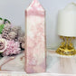 Large Pink Opal Tower 16.5cm