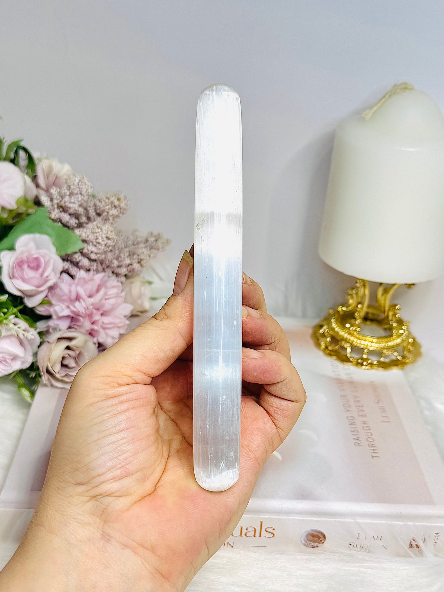 Selenite Wand 15cm