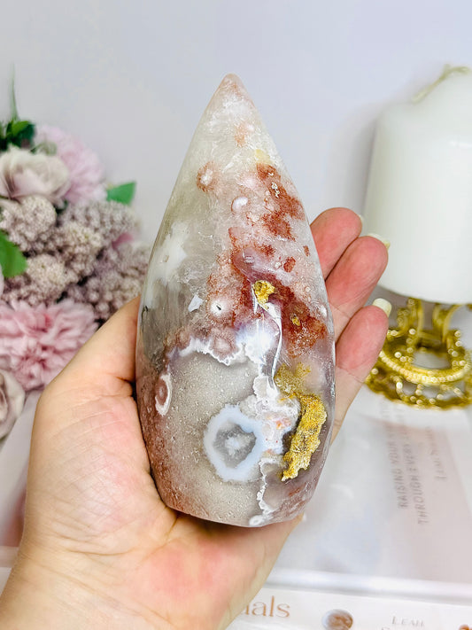 Large Pink Amethyst Freeform | Flame 605g 13.5cm