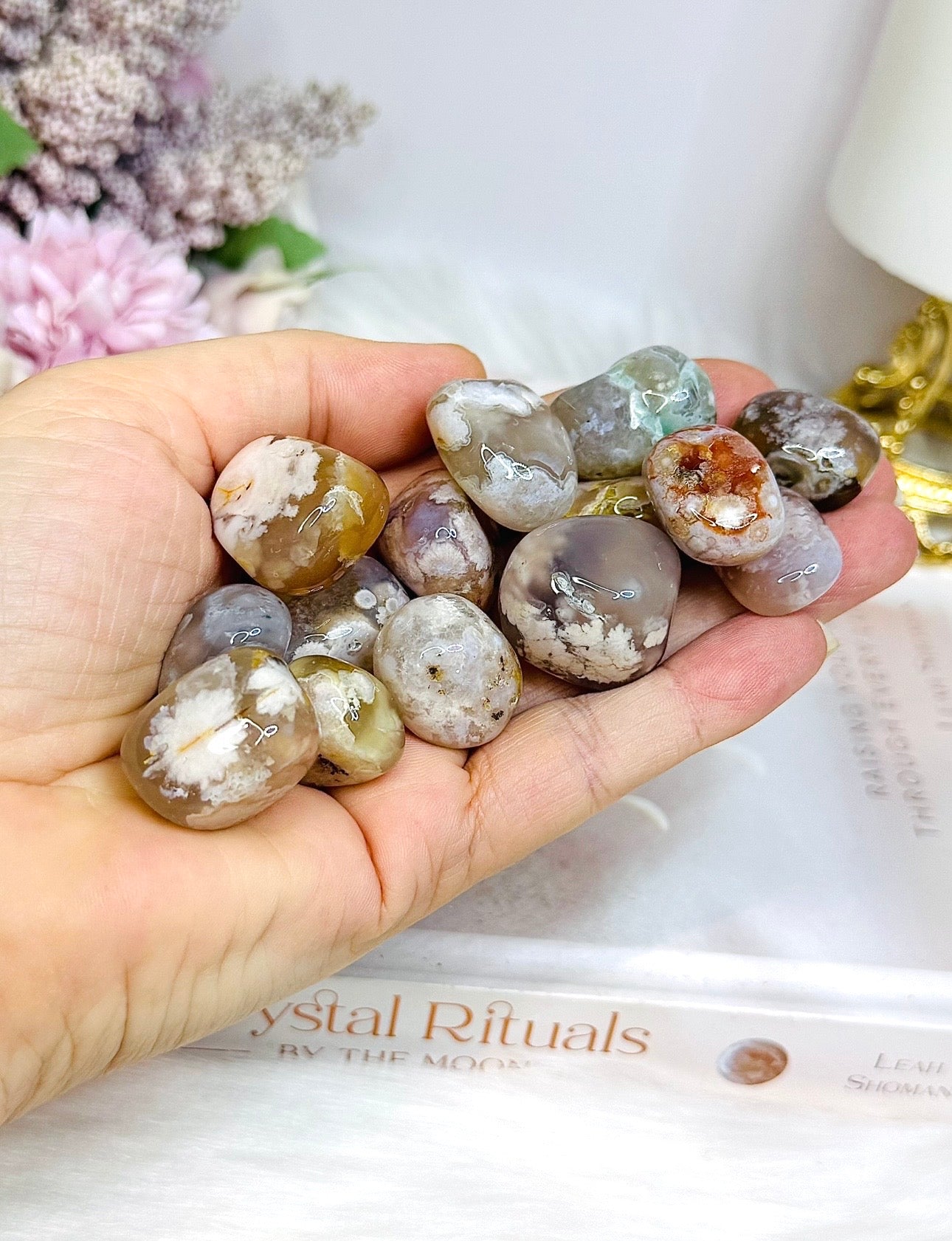 Flower Agate Tumble Stones $4 each