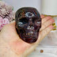 Large Ocean Jasper Carved Skull 8.5cm 428g