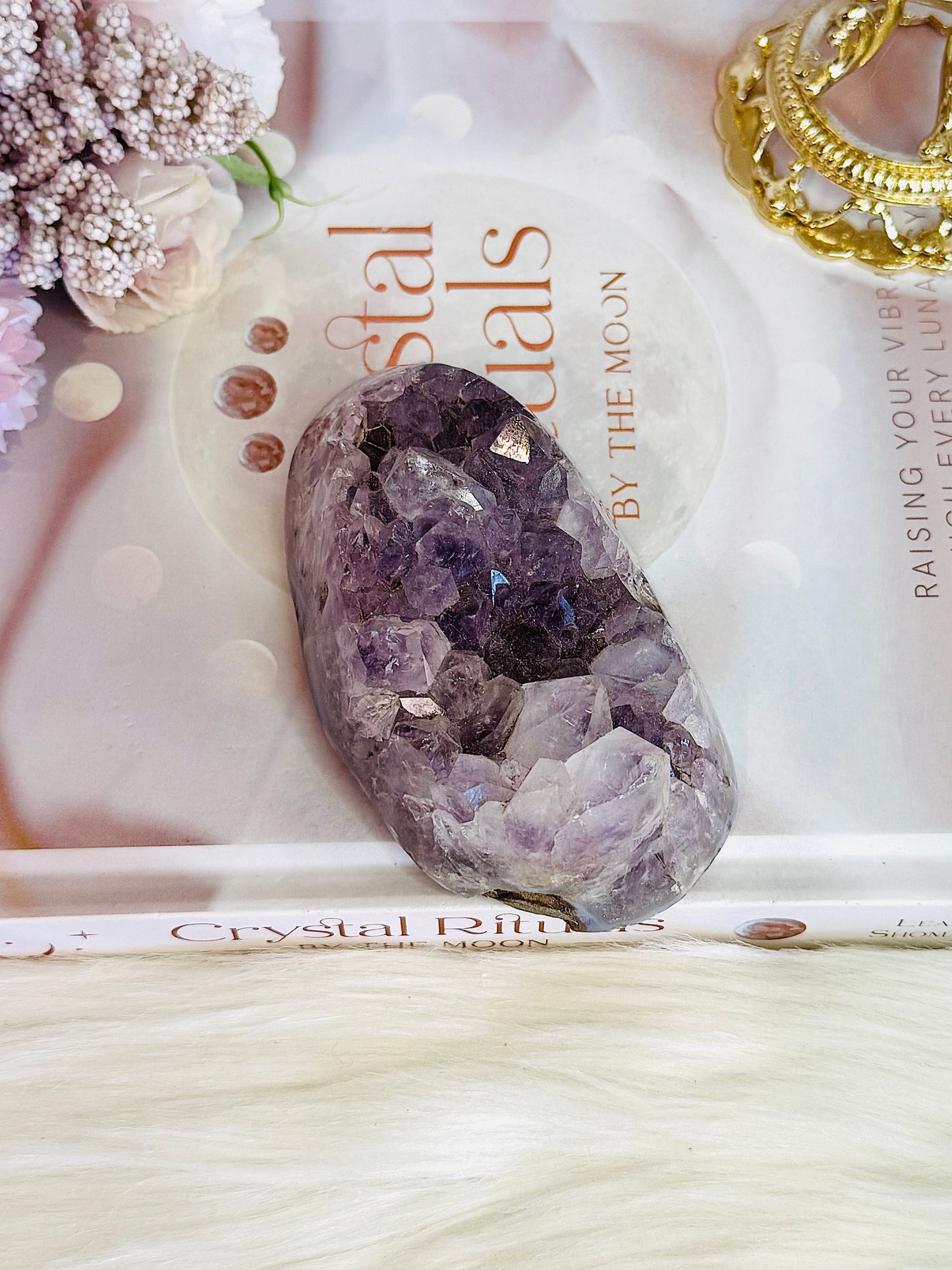 Natural Purple Amethyst Cluster 302 grams