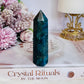 Beautiful Blue Apatite Tower 9cm