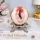 High Grade Druzy Carnelian Sphere on Stand 200g