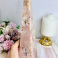Large Druzy Pink Amethyst Obelisk | Tower 23cm