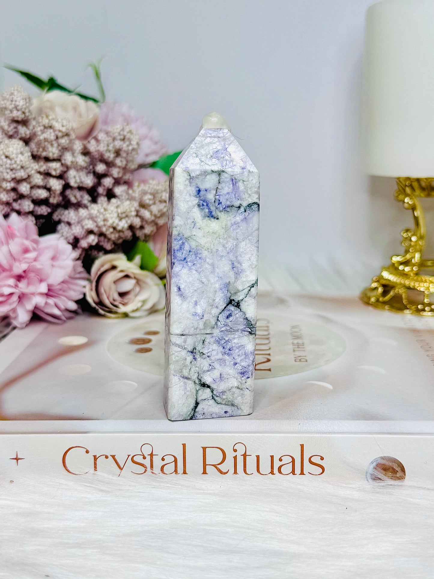 Purple Jade Tower 9cm