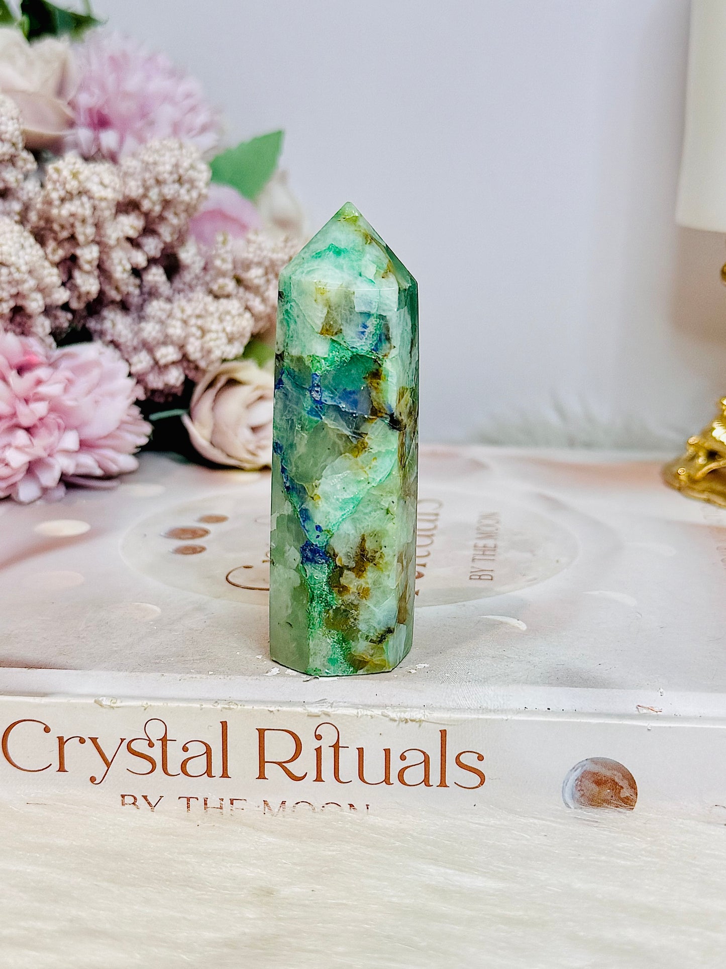 Chrysocolla Tower 9cm