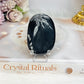 Natural Chrysanthemum Palm Stone (stand is display only)
