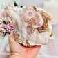 Natural Pink Amethyst Druzy Slab 429g