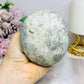 Blue Celestite Large Freeform Egg on Stand 9.5cm 720g