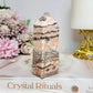 Pink Zebra Jasper Chunky Tower 9cm