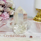 High Grade Clear Quartz Chunky Tower with Rainbows 10cm 324g