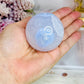Druzy Blue Lace Agate Sphere On Stand 215grams