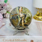 Large Money Agate Sphere on Stand 510g