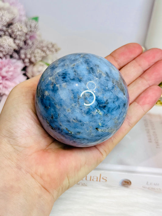 Large Blue Owyhee Opal Sphere 475g