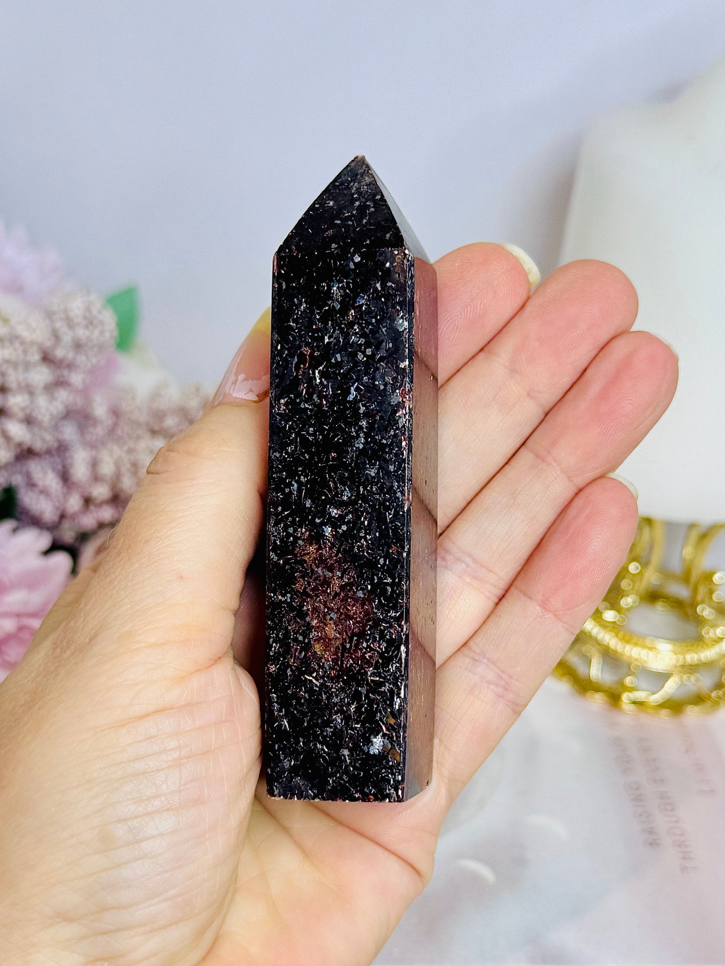 Black Mica Tower 10cm