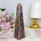Lepidolite Obelisk Tower 12.5cm