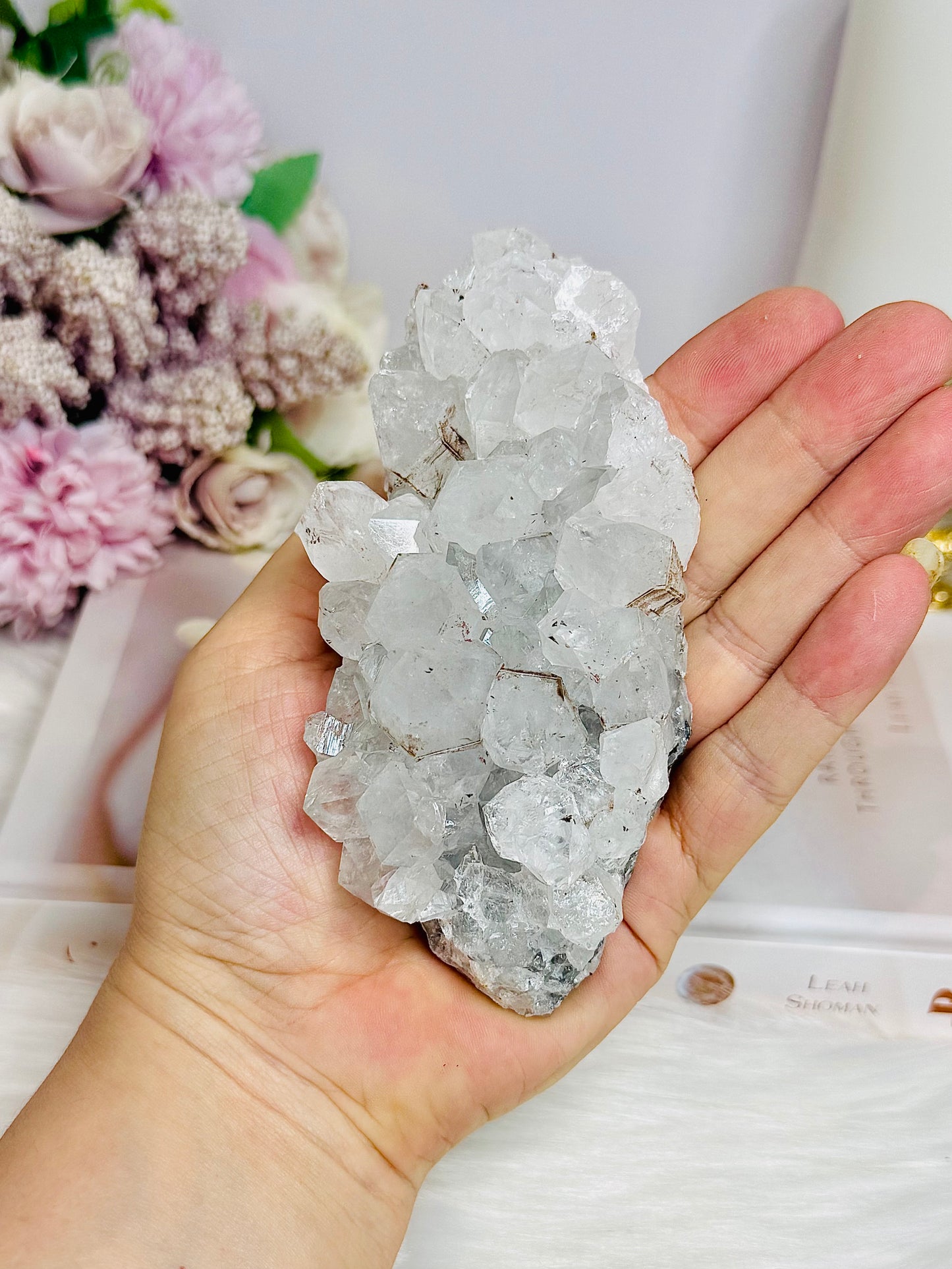 Natural Apophyllite Cluster Specimen 12cm 309g