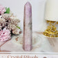 Promotes Relaxation & Peace ~ Beautiful Kunzite Tower 13cm