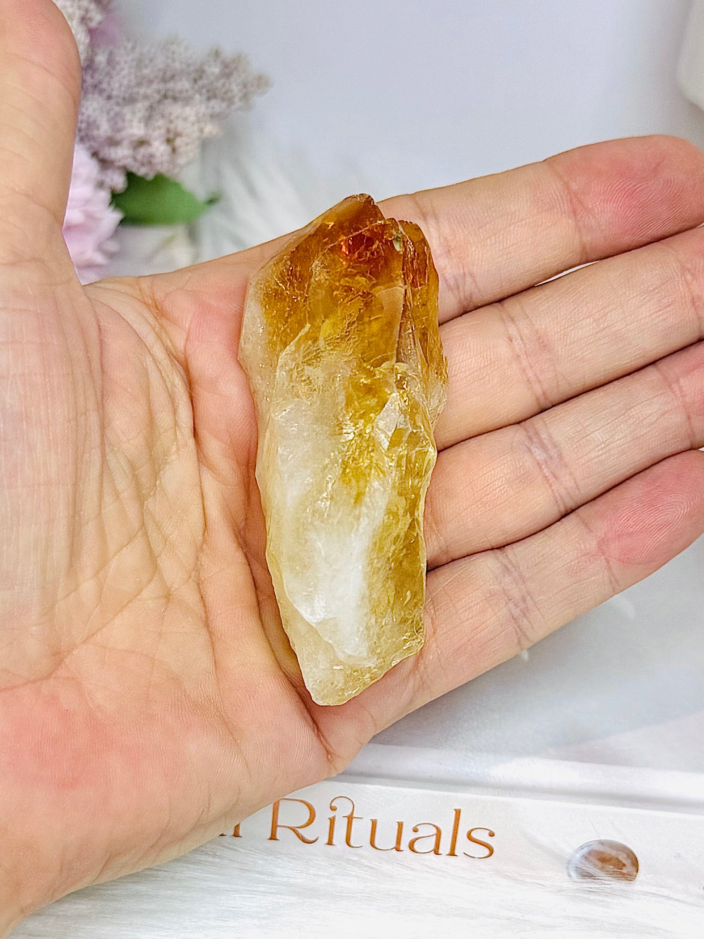 Citrine Freeform 7cm (Heat Treated)