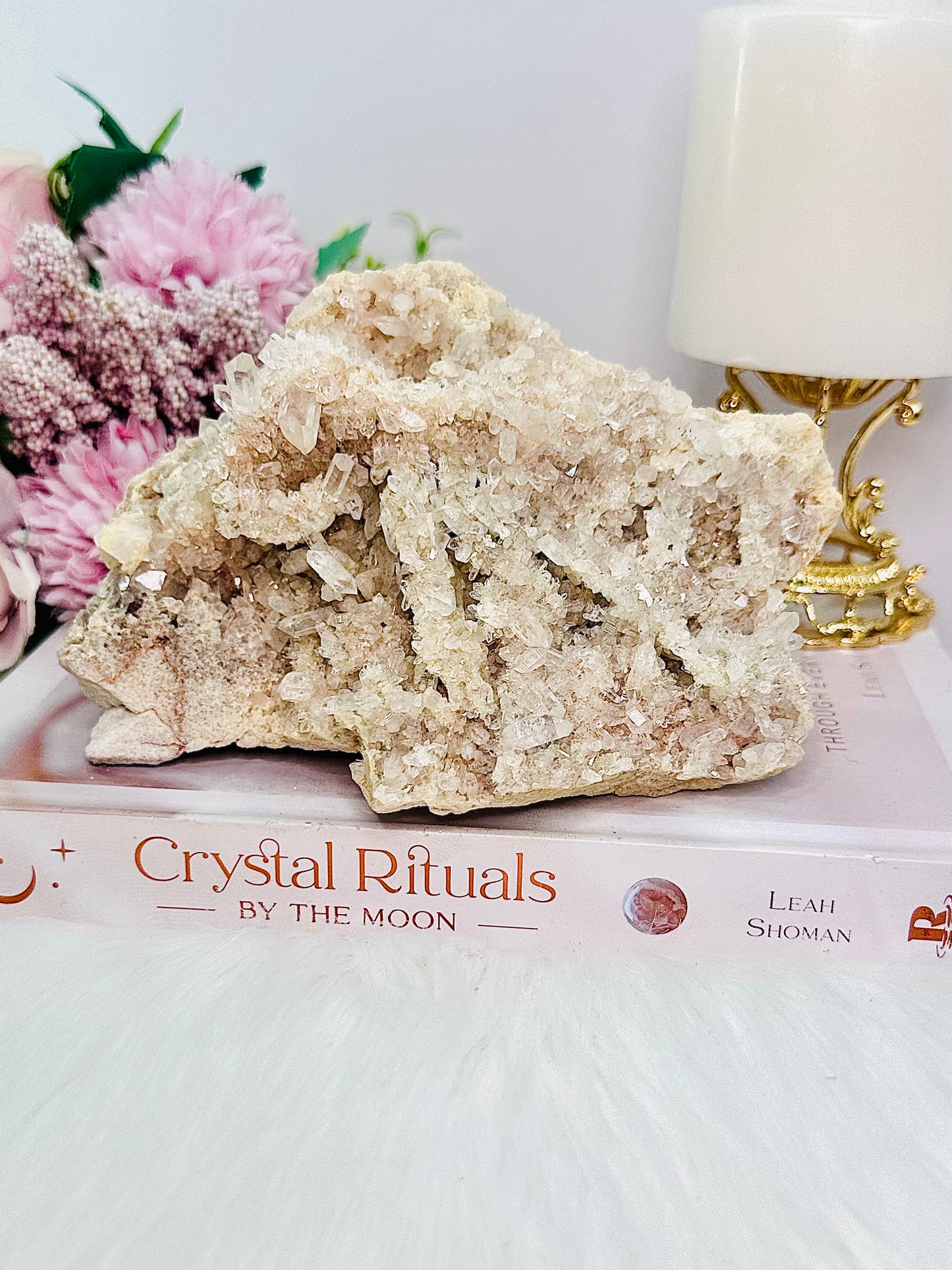 Master Healer - Classy & Fabulous Large 647gram Sparkling Gorgeous Quartz Cluster Specimen