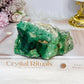 Natural Green Cubed Fluorite Specimen 505g