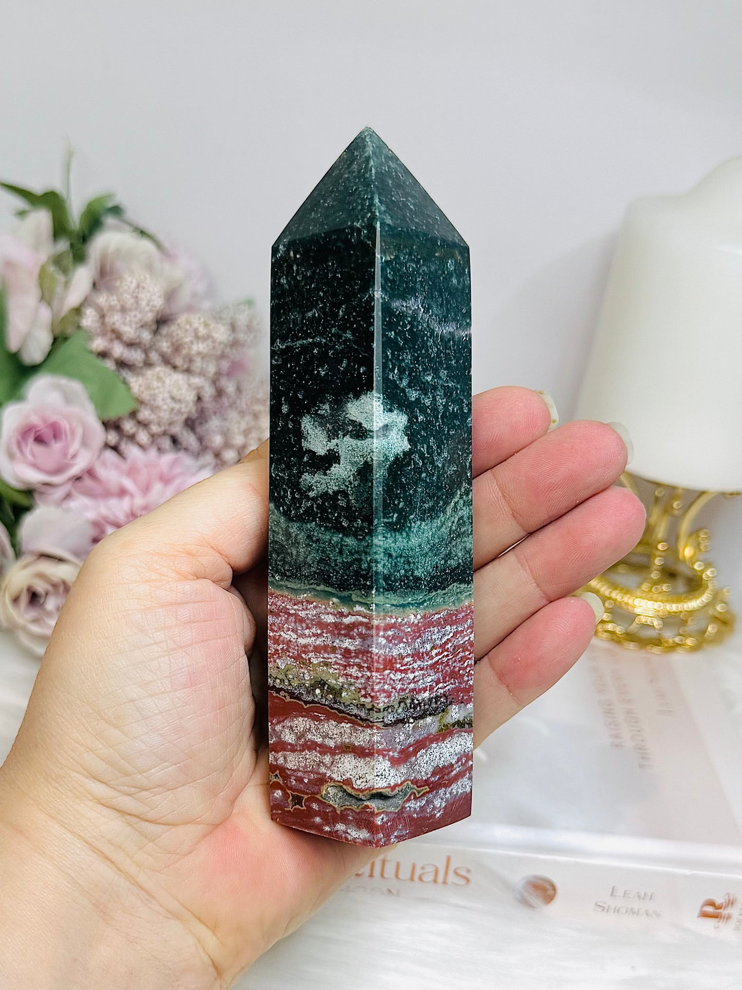 Ocean Jasper Tower 14cm