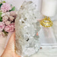 High Grade Clear Quartz Cluster Point Tower From Brazil 16cm 994grams
