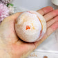 Flower Carnelian Large Sphere on Stand 327g