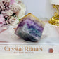 Rainbow Fluorite Cube 224g