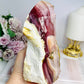 High Grade Mookaite Jasper Polished & Raw Slab 16cm 722g