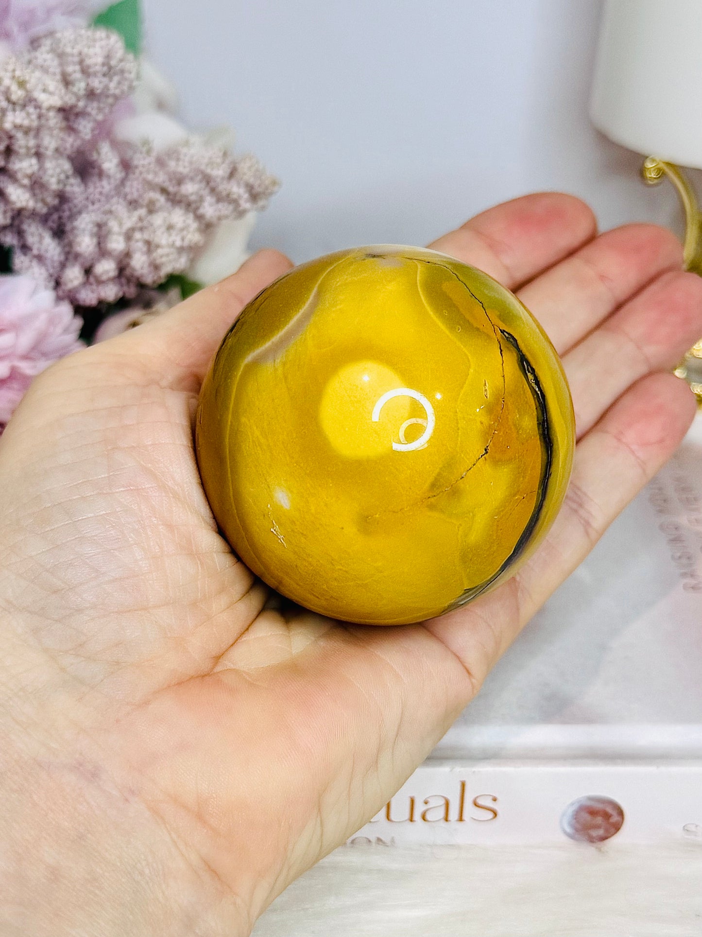 Mookaite Jasper Sphere on Stand 283g