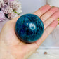 Blue Apatite Sphere on Stand 360g