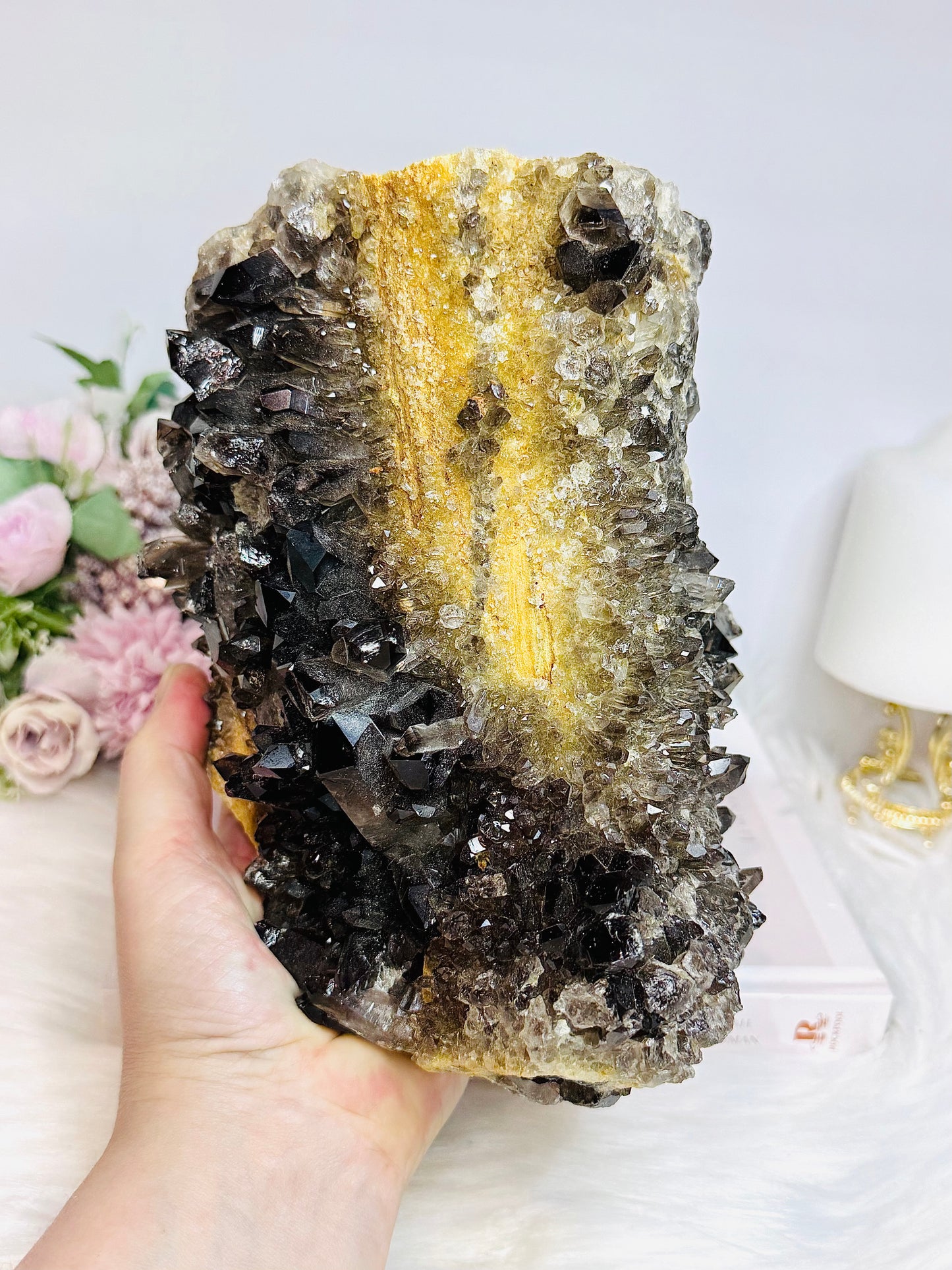 Huge Smokey Quartz Cluster 3.29KG 18cm