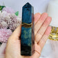 Rare Blue Tigers Eye Tower 12cm