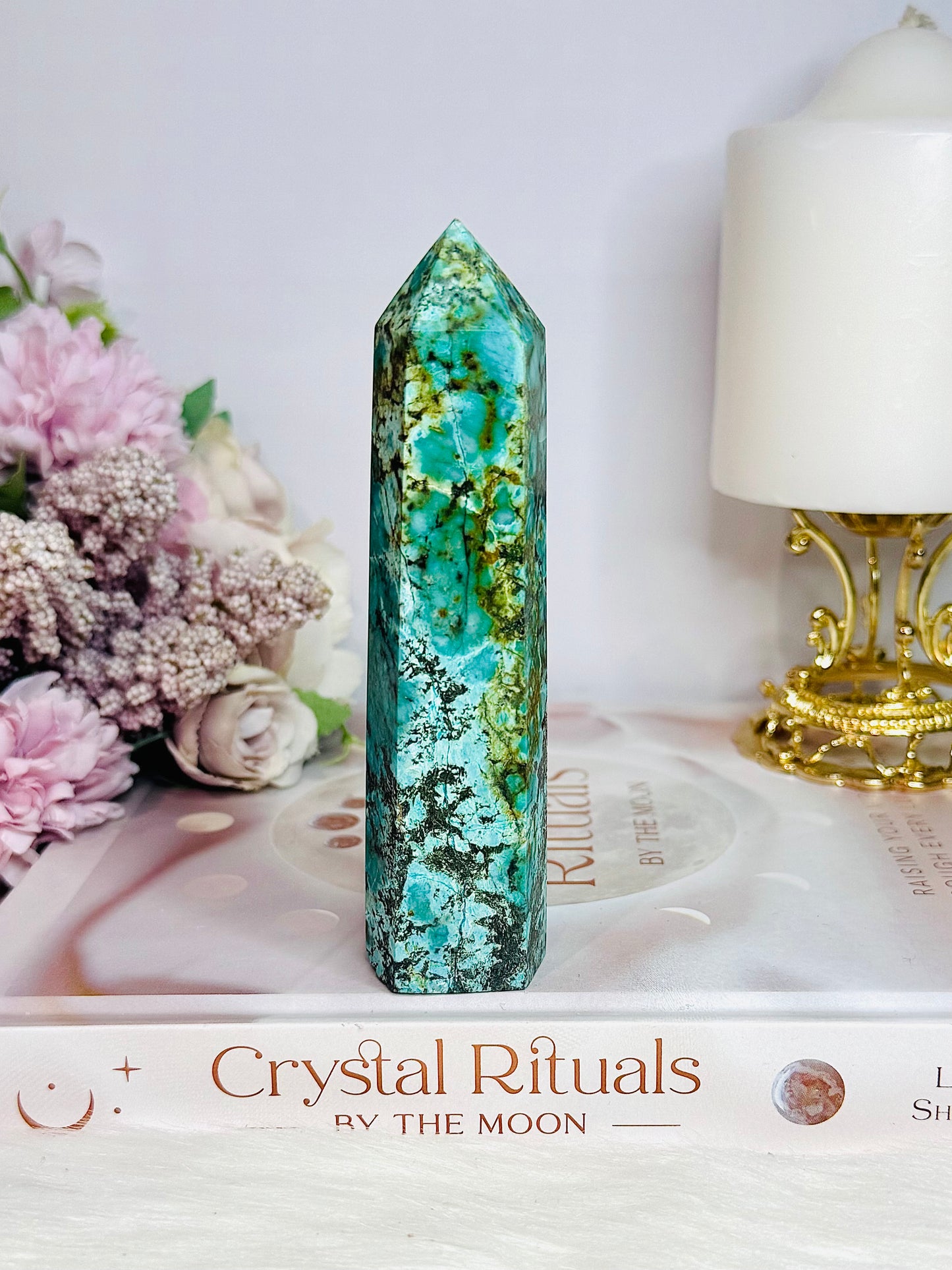 Natural Stunning Turquoise Tower 12cm