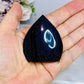 Blue Goldstone flame 6.5cm
