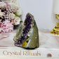 Amethyst Base Cut Cluster 7.5cm