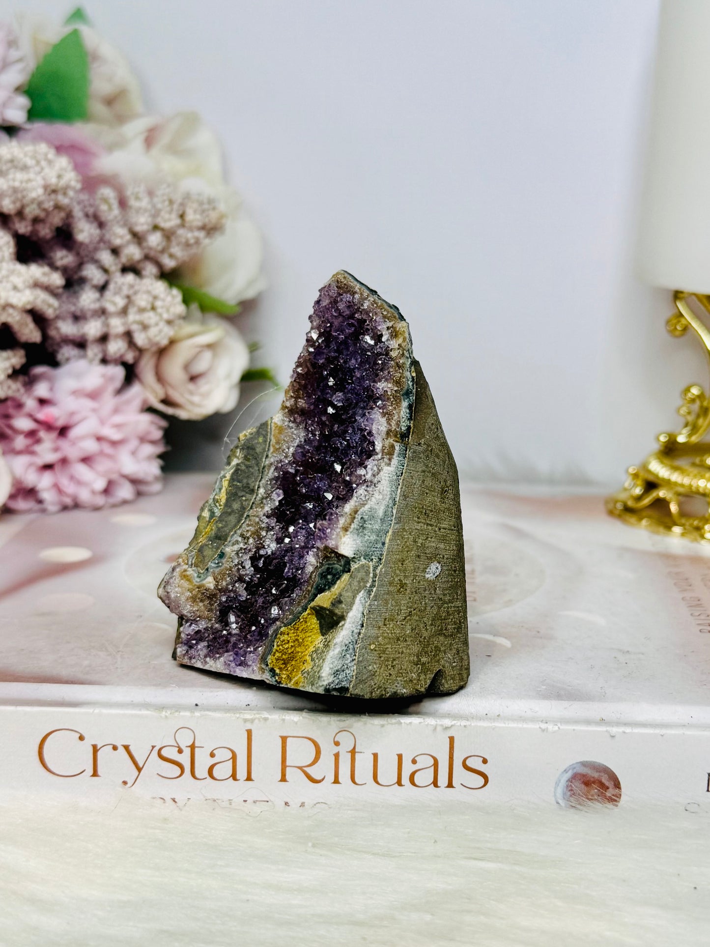 Amethyst Base Cut Cluster 7.5cm