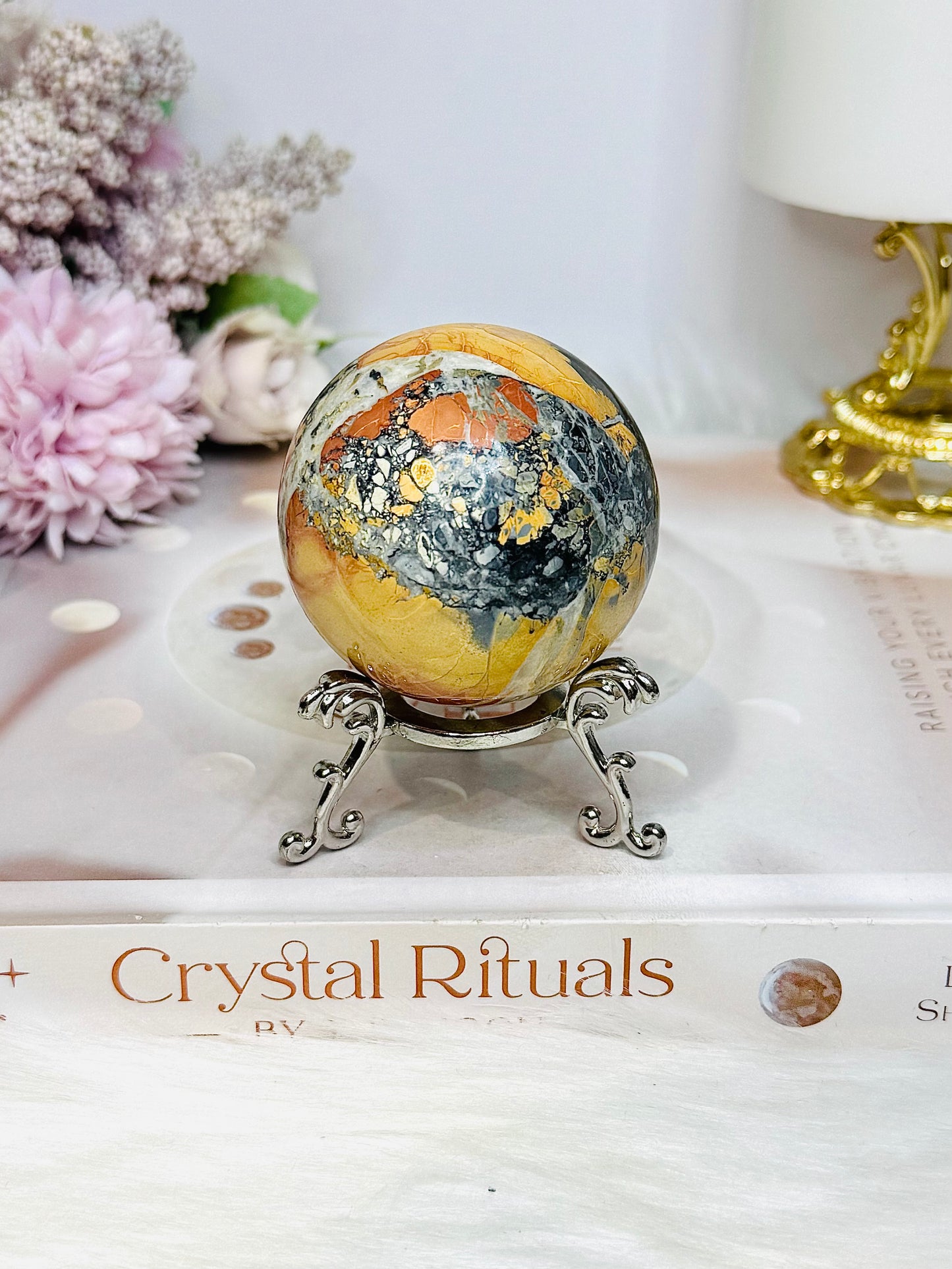Maligano Jasper Sphere on Stand 227g