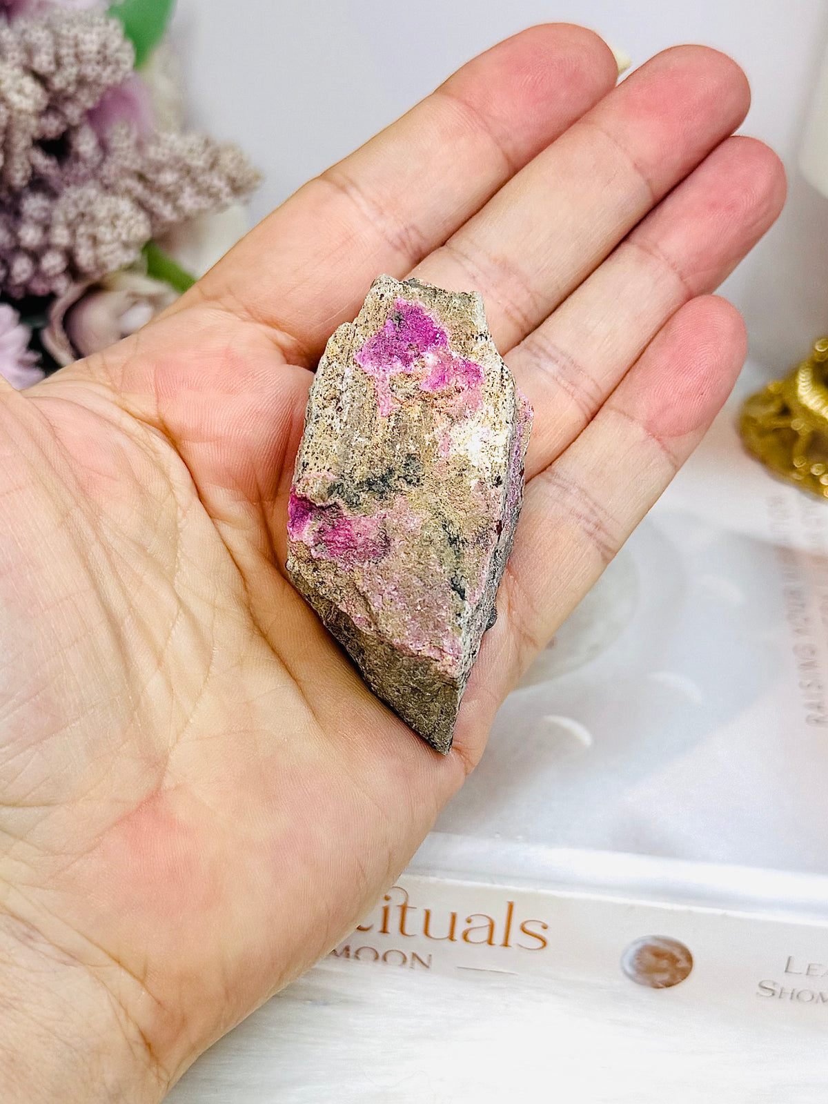 Natural Pink Cobalt Calcite Specimen 7cm