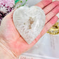 Amazing Quality Druzy Agate Puffy Heart Carving From Brazil 283grams