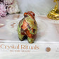 Money Agate Carved Bear 8cm