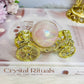 Gold Carriage with Angel Aura Sphere 9.5cm