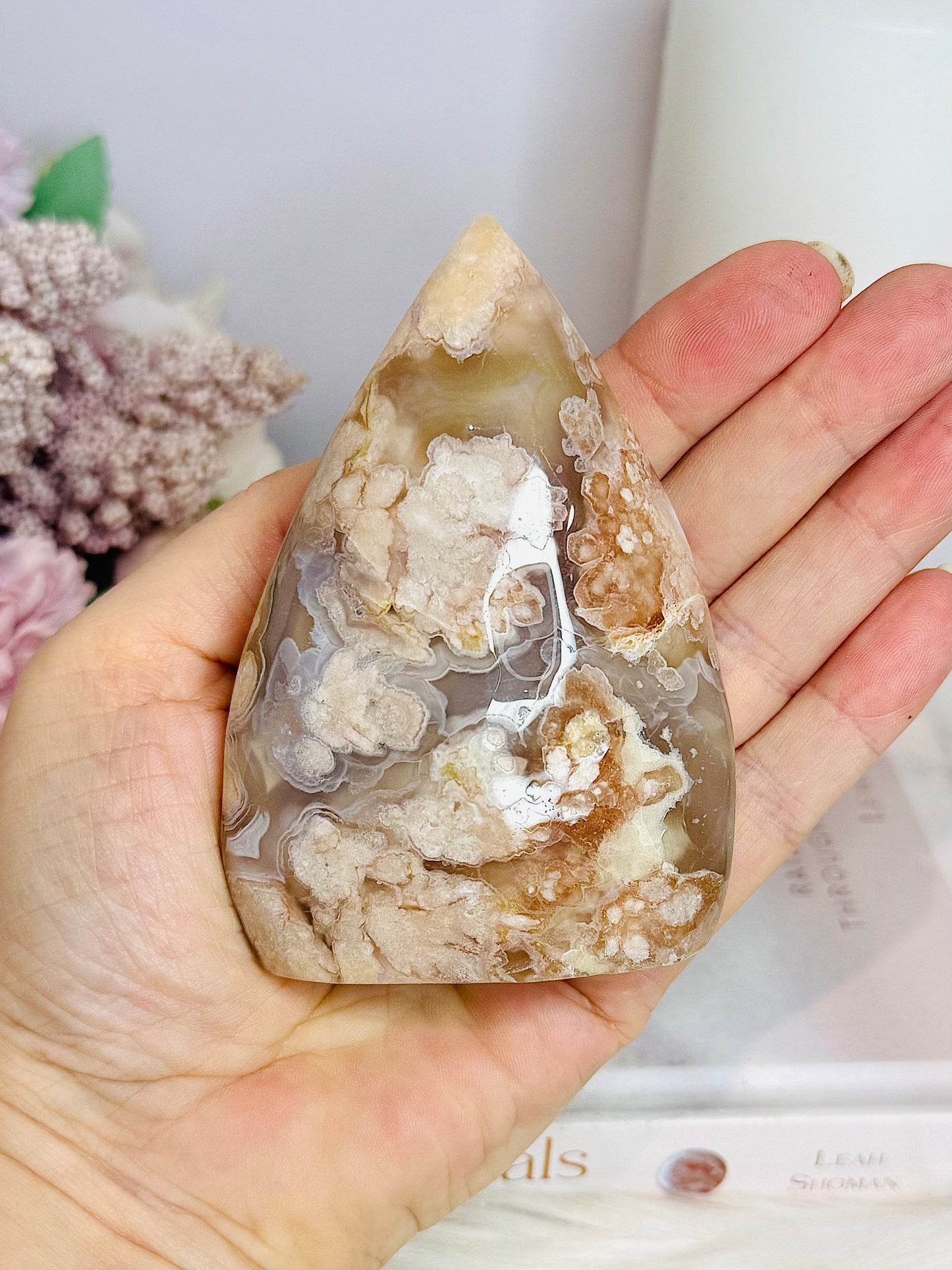 Flower Agate Flame | Freeform 10cm