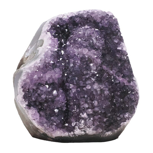 Huge 3.2kg Amethyst Polished Crystal Geode Specimen